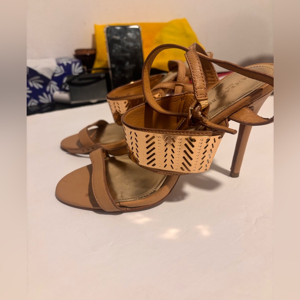 Coach Heeled Sandal